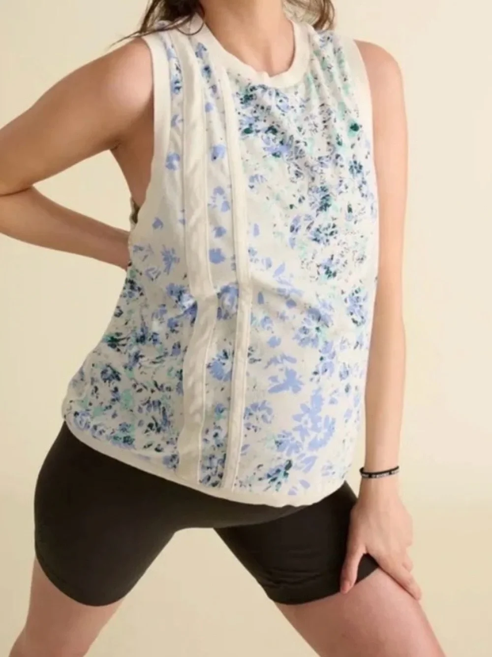 Free People Movement x Hatch Printed Maternity Love Tank -  Size S